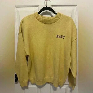 Vintage Navy Sweater Grandpacore,